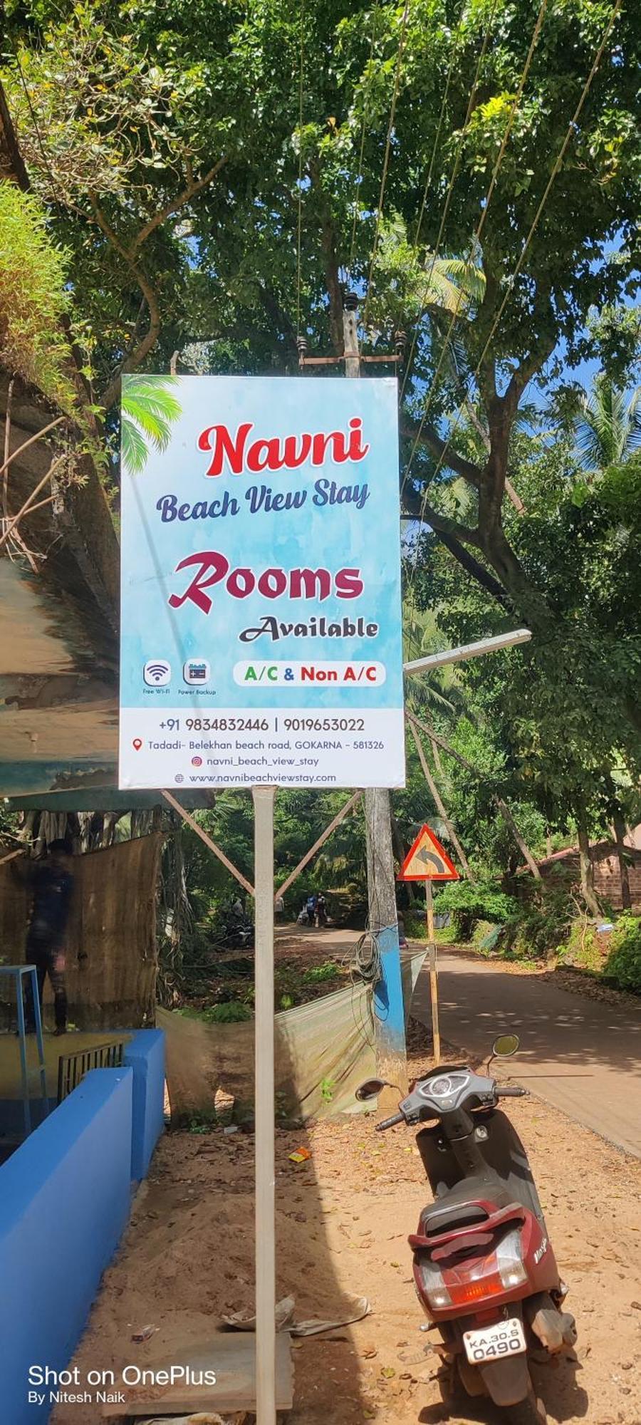 Navni Beach View Stay Gokarna  Eksteriør billede